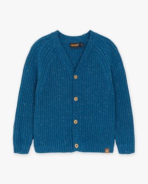 Cardigans - Cardigan en tricot &agrave; mouchetures