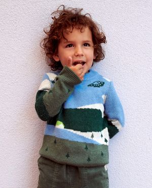Pulls - Pull avec motif paysager
