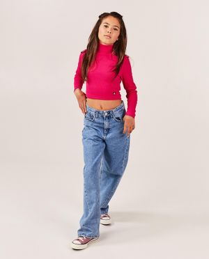 Jeans - Jeans avec piq&ucirc;res d&eacute;coratives, coupe &agrave; jambes larges