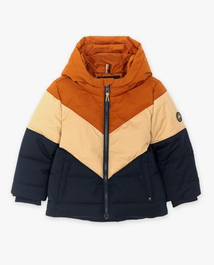 Donsjassen - Jas met color block
