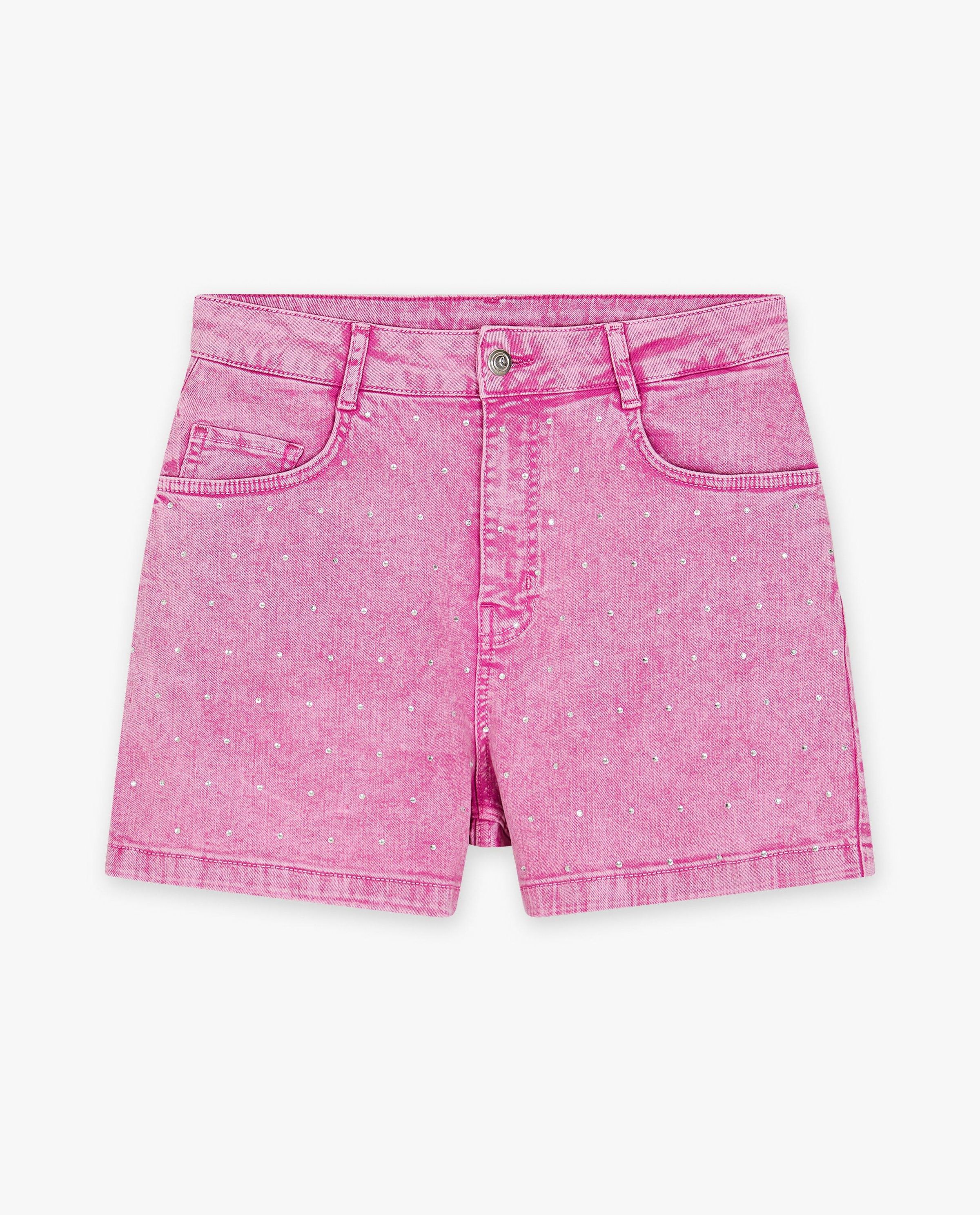 Jeansshort met strass-steentjes, XS-XL - CAMILLE x JBC