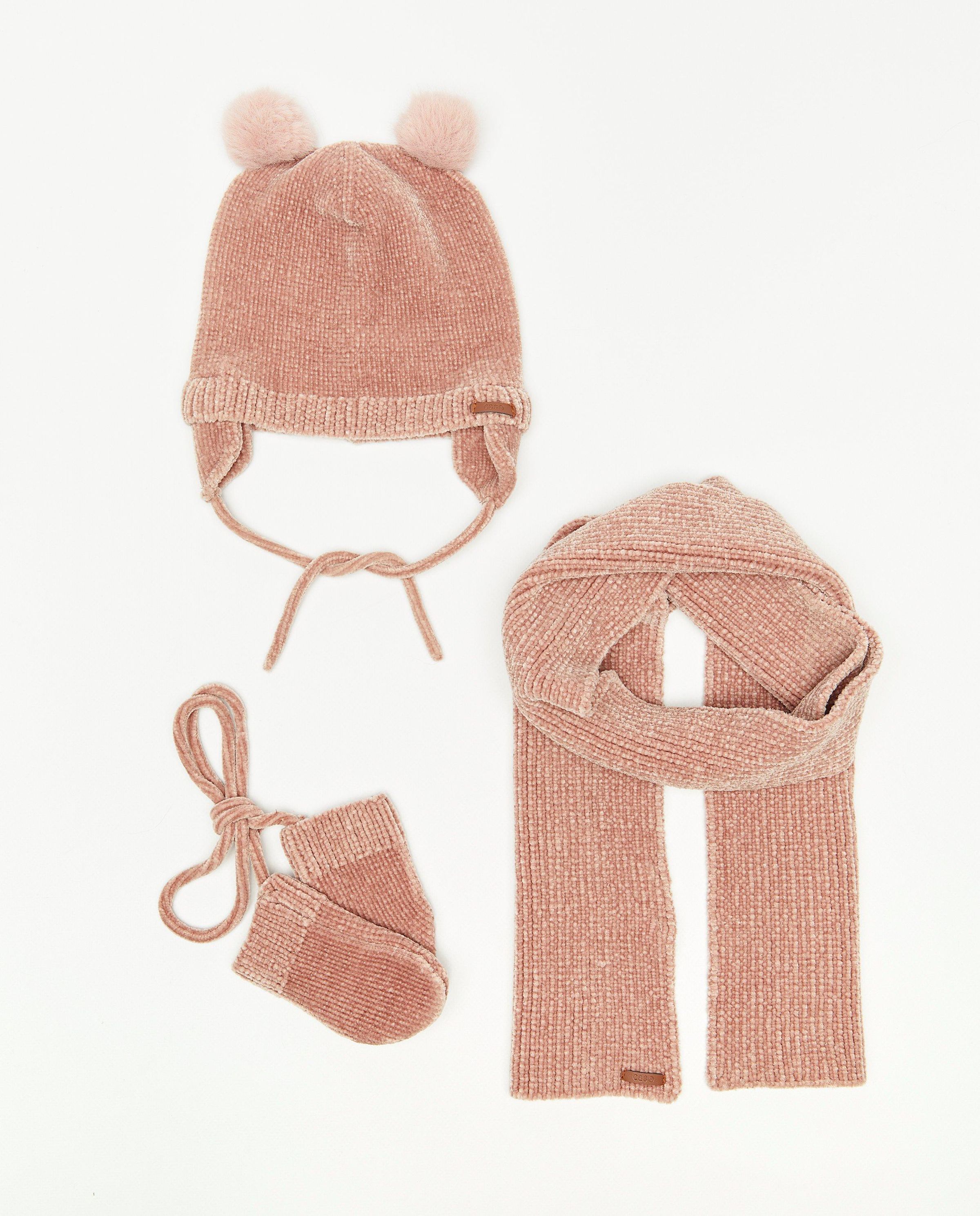 Ensemble&nbsp;: bonnet + &eacute;charpe + gants b&eacute;b&eacute;  - Cuddles and Smiles