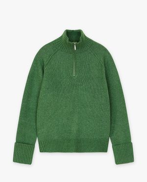 Truien - Groene gebreide trui