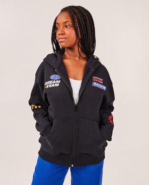 Cardigan - Sweatvest met opschriften