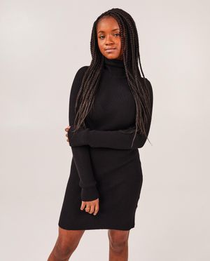 Robes - Robe en tricot c&ocirc;tel&eacute;