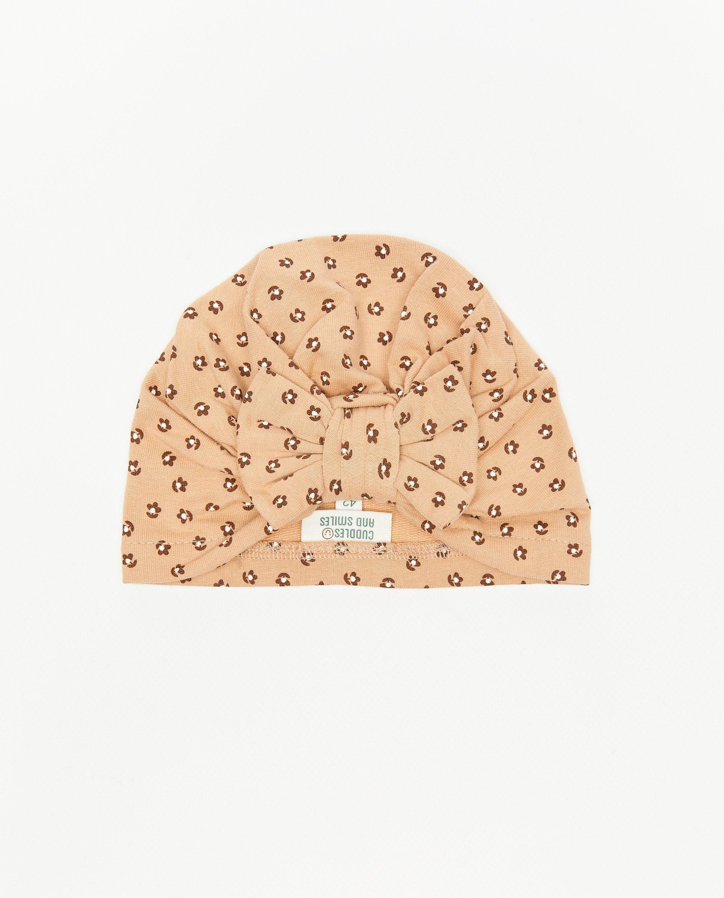 Bonnet fleuri - Newborn 50-68