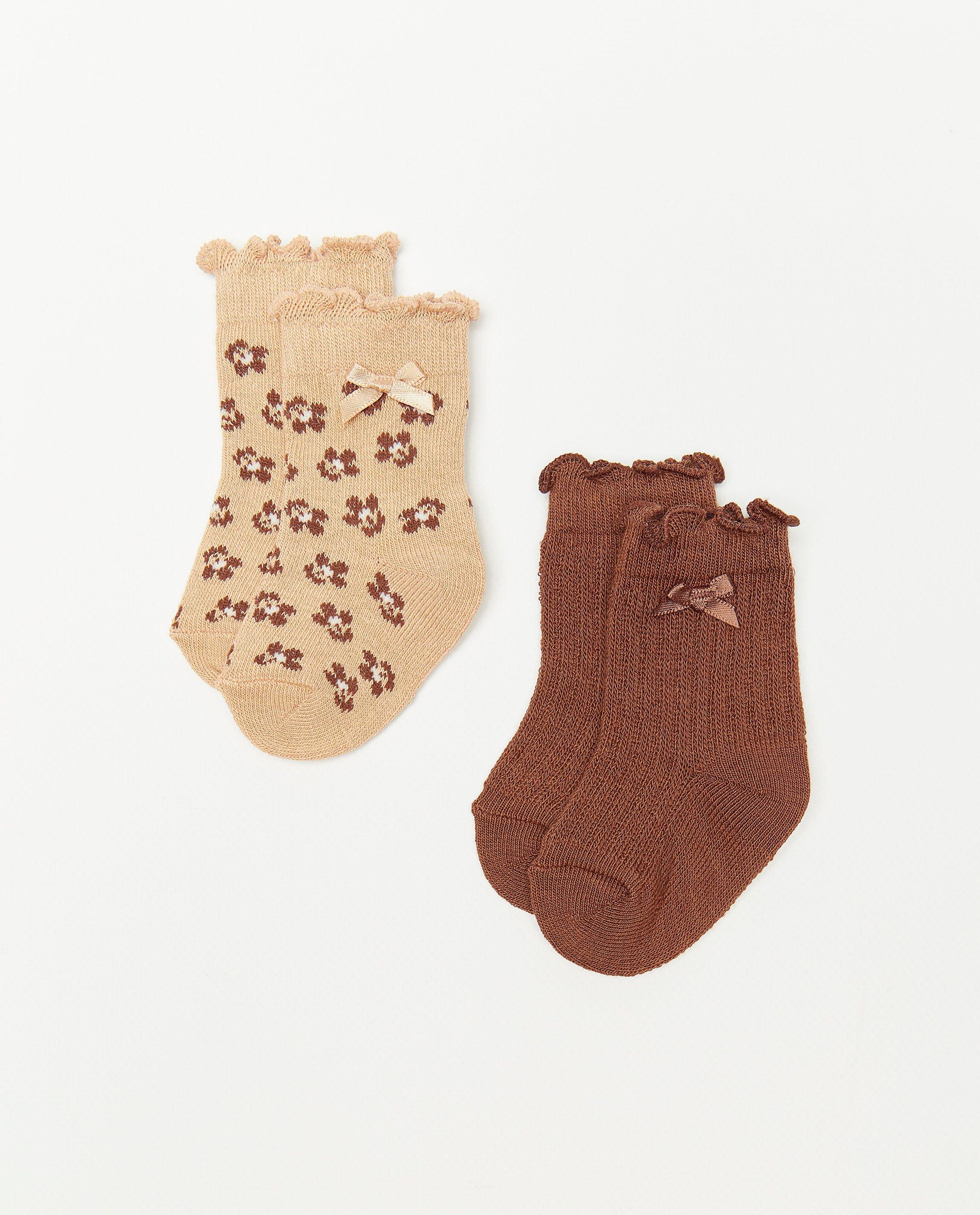 Set van 2 paar babykousen - Newborn 50-68
