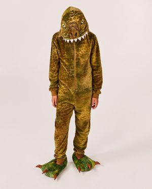 Nachtkleding - Onesie krokodil