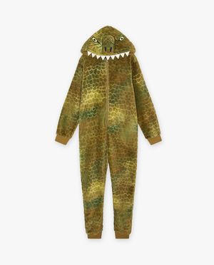 Nachtkleding - Onesie krokodil