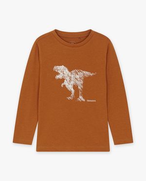 T-shirts - T-shirt imprim&eacute; &agrave; manches longues