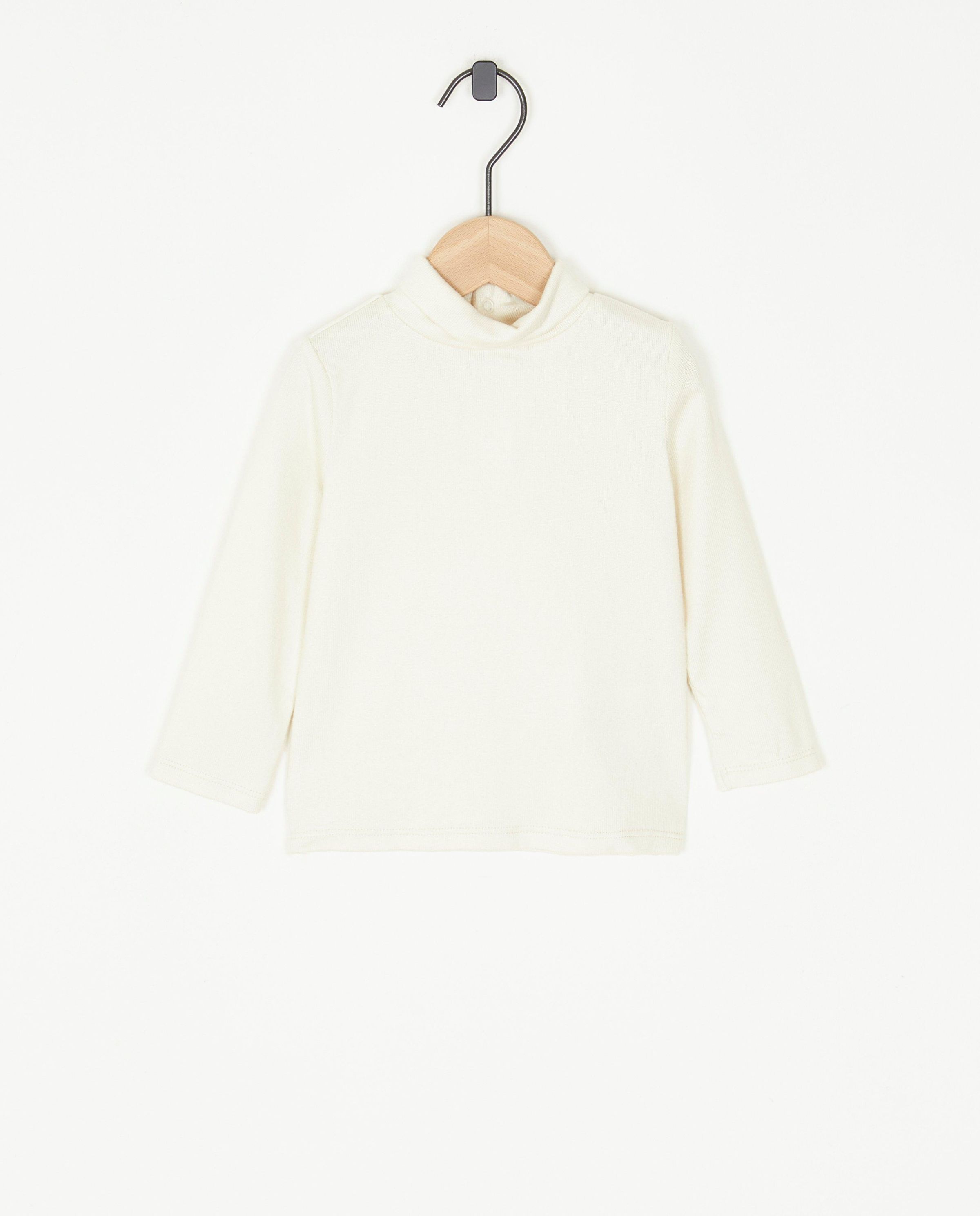Offwhite trui met rolkraag - Bumba