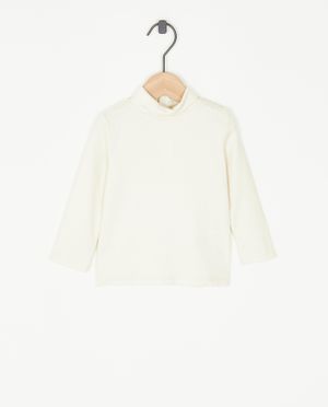 Offwhite trui met rolkraag - Bumba