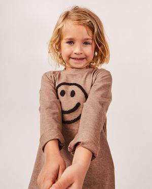 T-shirts - Longsleeve met boucl&eacute;-print
