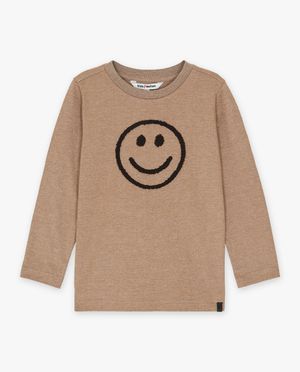 T-shirts - Longsleeve met boucl&eacute;-print