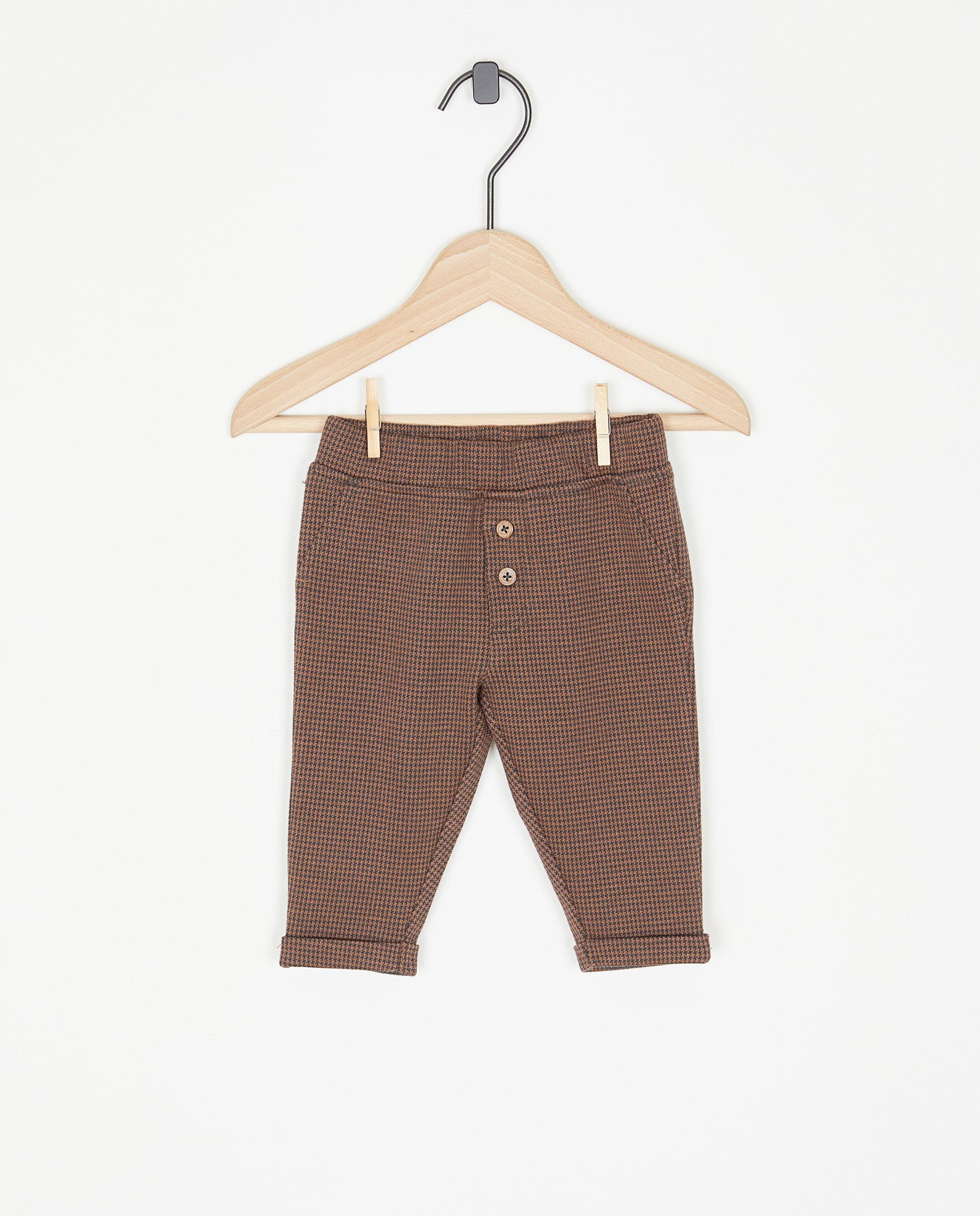 Broek met pied-de-poule - Newborn 50-68
