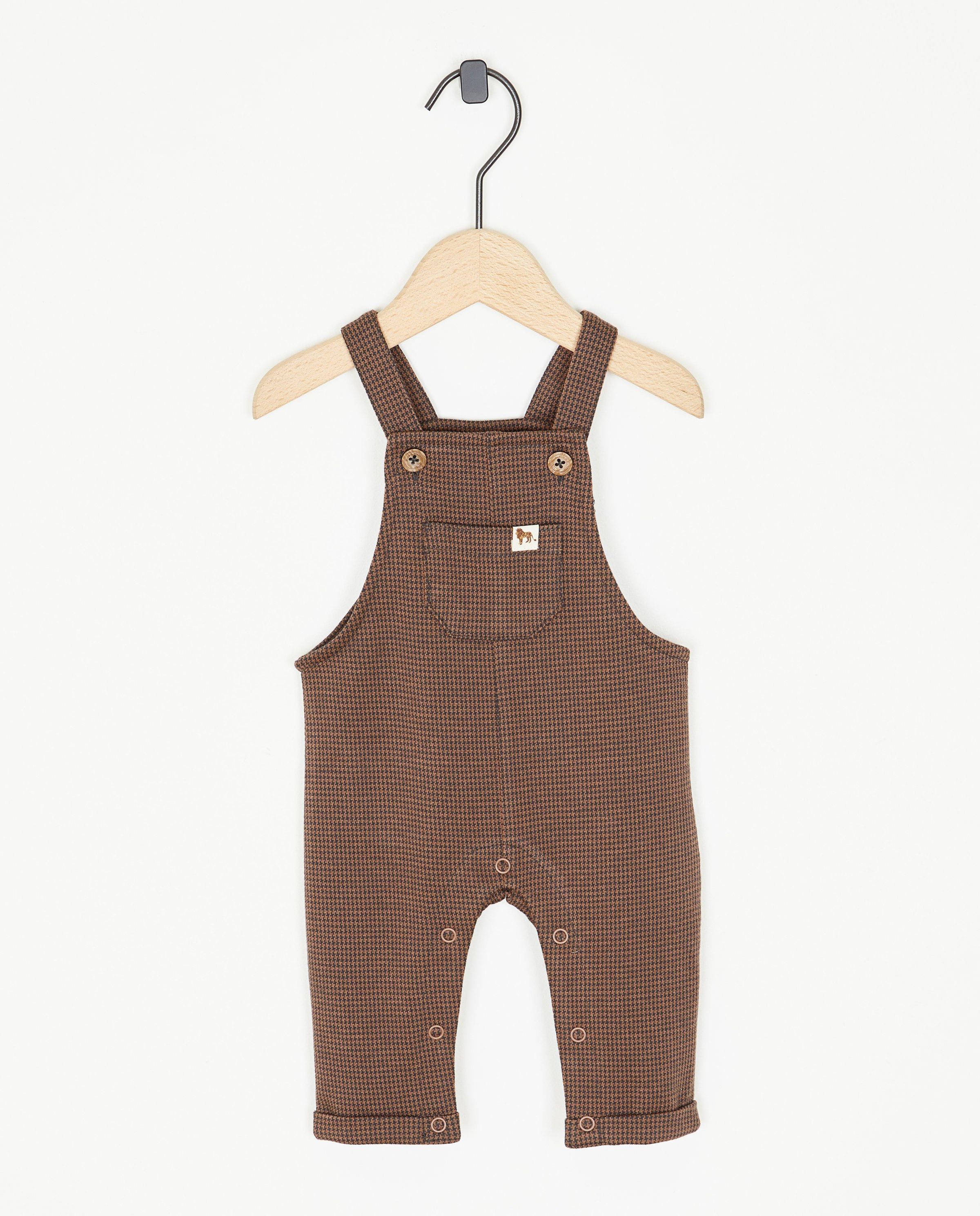 Salopette met pied-de-poule - Newborn 50-68