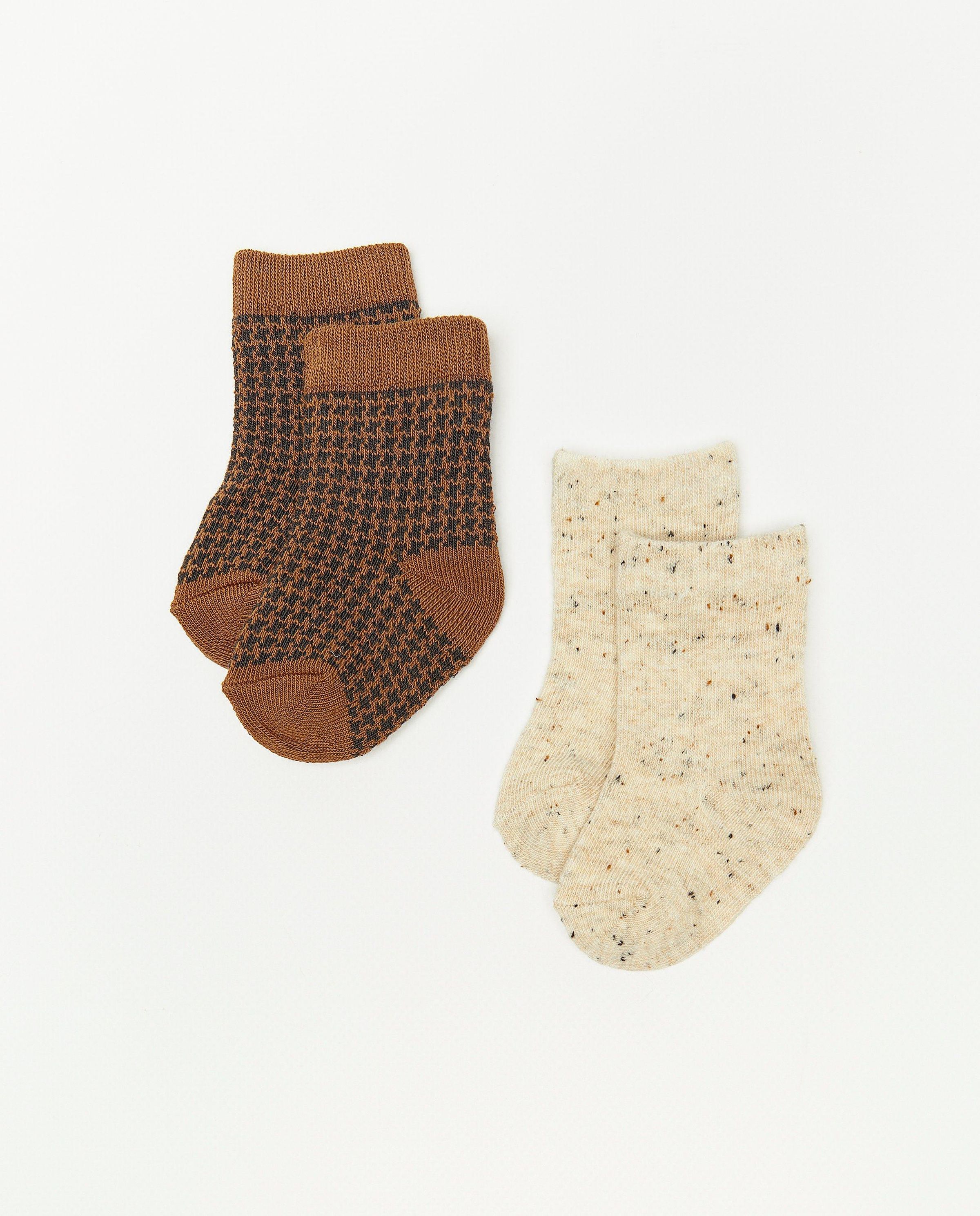 Lot de 2&nbsp;paires de chaussettes pour b&eacute;b&eacute;s - Newborn 50-68