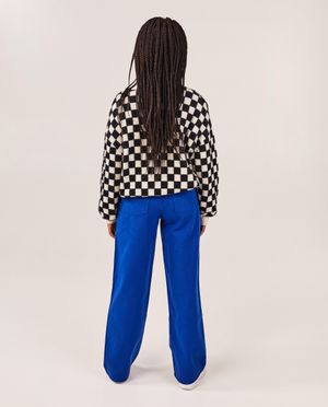 Jeans - Felblauwe jeans, straight fit