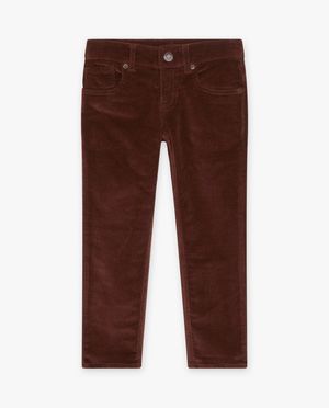 Pantalons - Pantalon bleu fonc&eacute; c&ocirc;tel&eacute;