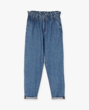 Jeans - Jeans bleu, coupe baggy