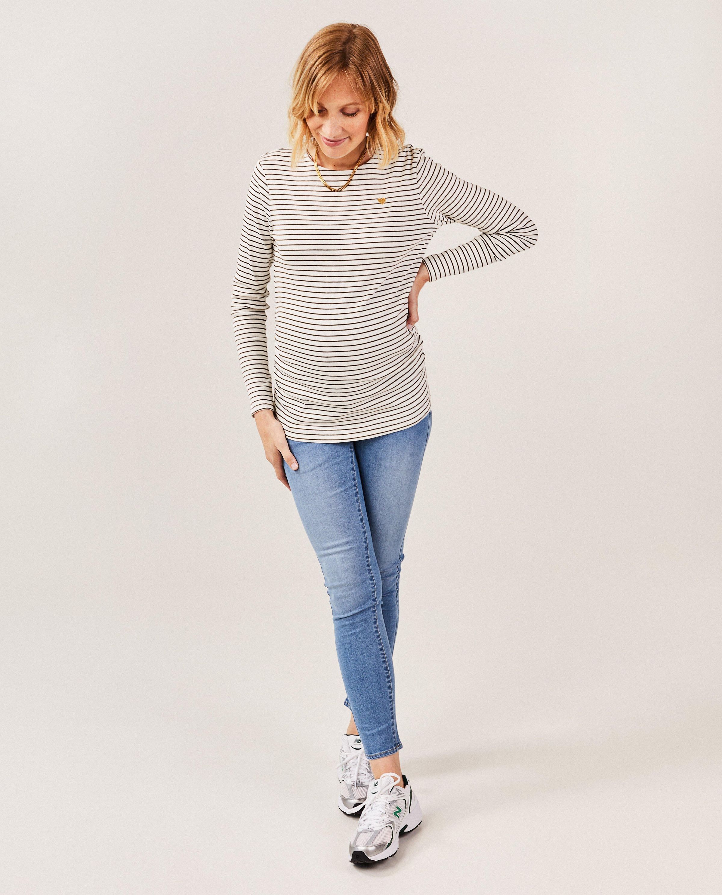 Jeans de grossesse bleu clair, coupe skinny - Atelier Maman