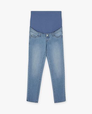 Jeans - Jeans de grossesse bleu clair, coupe skinny