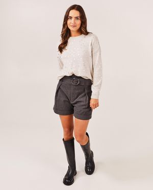 Shorts - Short gris fonc&eacute;