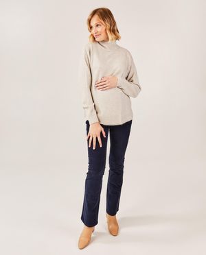 Pantalons - Pantalon de grossesse en velours