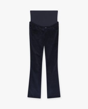 Pantalons - Pantalon de grossesse en velours