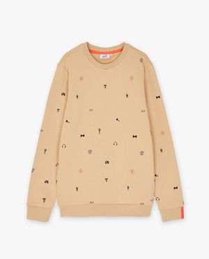 Sweaters - Sweater met microprint