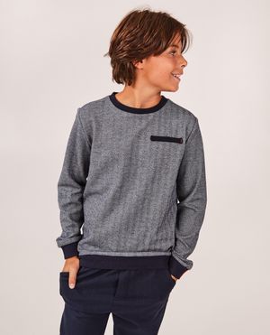 Sweats - Sweat &agrave; motif en zigzag