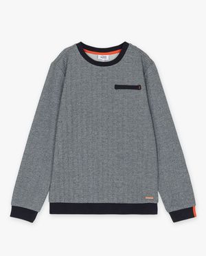Sweats - Sweat &agrave; motif en zigzag