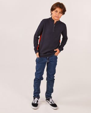 Jeans - Jeans bleu fonc&eacute;, straight fit