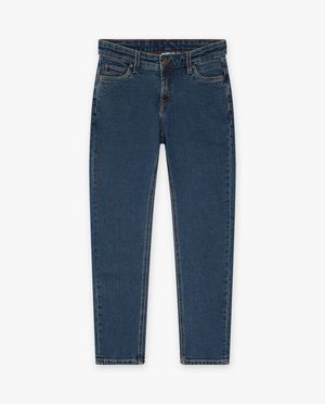 Jeans - Donkerblauwe jeans, straight fit