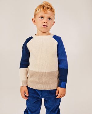 Truien - Trui met color block