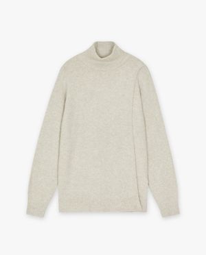 Pulls - Pull &agrave; col roul&eacute; avec croisement