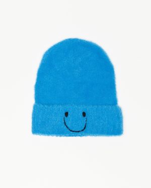 Fuzzy muts met smiley - Fish & Chips
