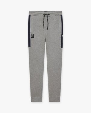 Grijze joggingbroek met sierbiezen - Indian Blue Jeans