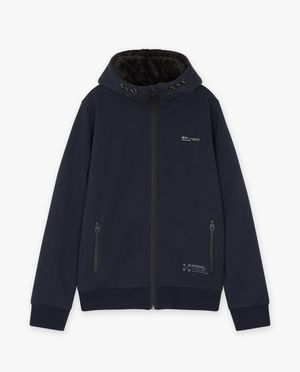Donkerblauw sweatvest - Indian Blue Jeans