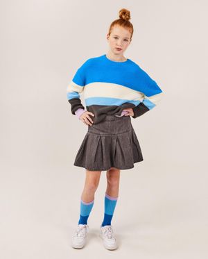 Jupes - Jupe en jeans gris fonc&eacute;