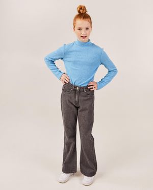 Jeans - Jeans gris, coupe bootcut
