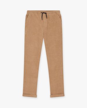 Broeken - Bruine broek van ribfluweel
