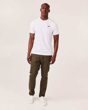 Rood T-shirt met borduursel - Fila