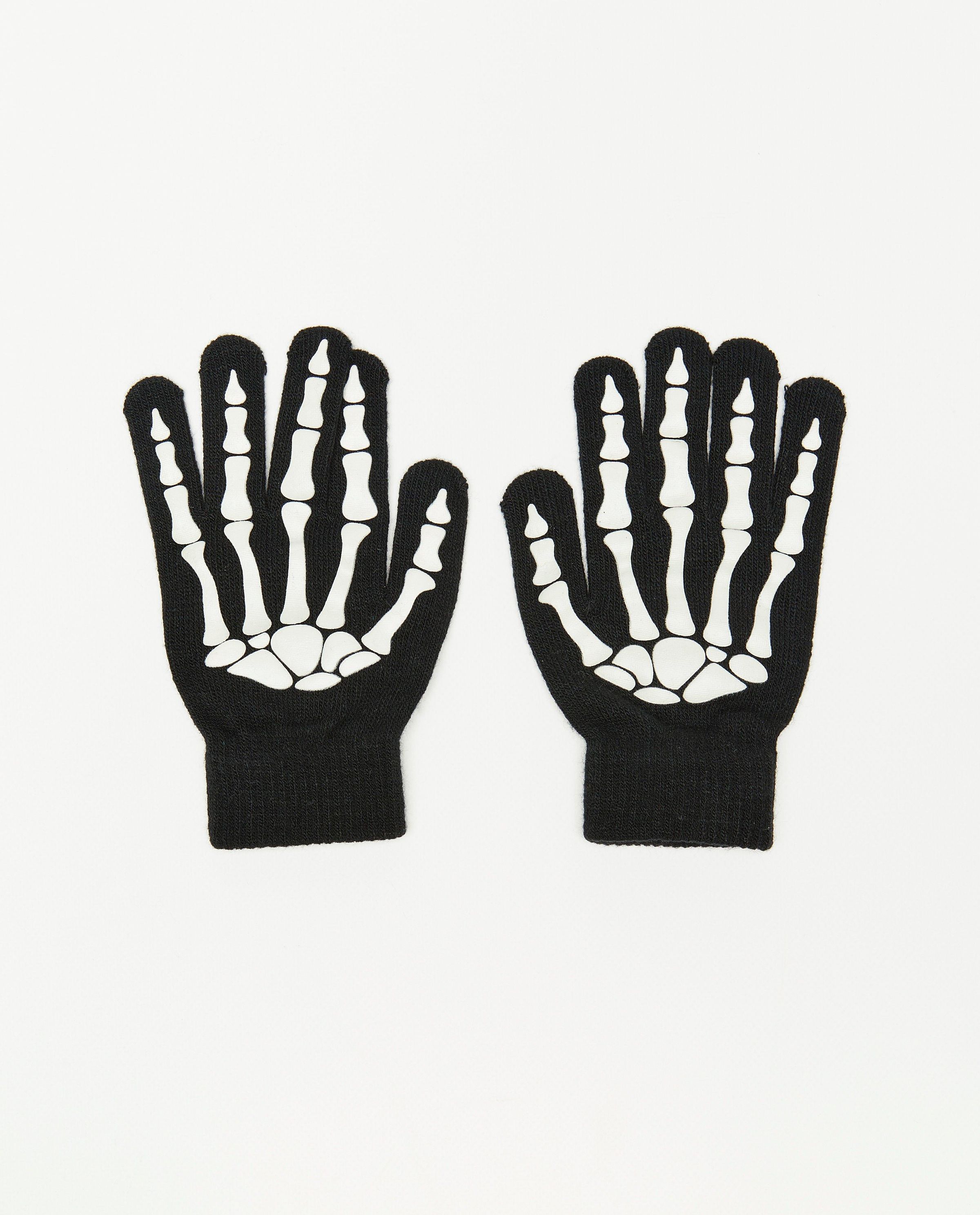 Handschoenen met glow in the dark-print - Fish & Chips