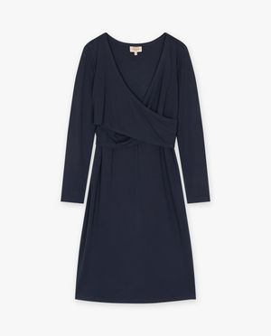 Robes - Robe avec encolure cache-c&oelig;ur