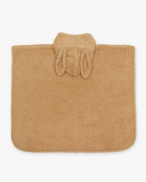 Babyspulletjes - Bruine badponcho