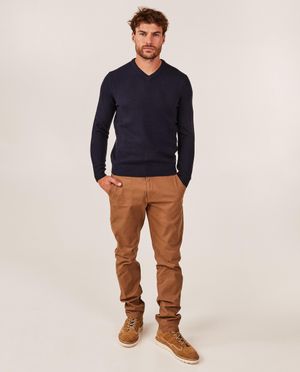Donkerblauwe trui - OVS