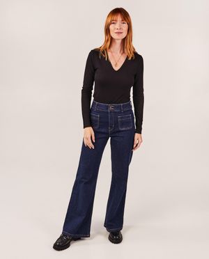 Longsleeve met rib - OVS