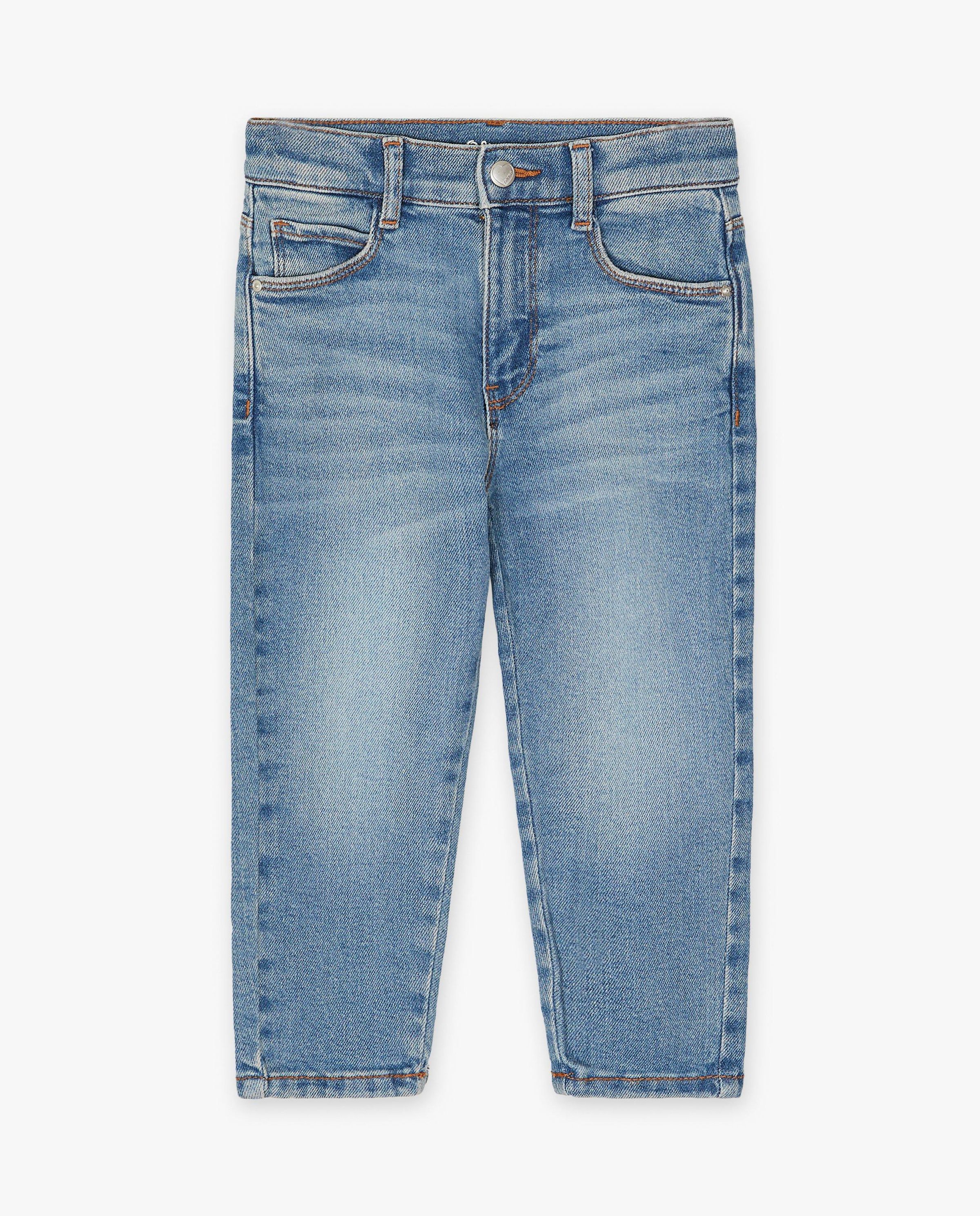 Jeans bleu, coupe d&eacute;contract&eacute;e - S. Oliver
