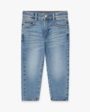 Jeans bleu, coupe d&eacute;contract&eacute;e - S. Oliver